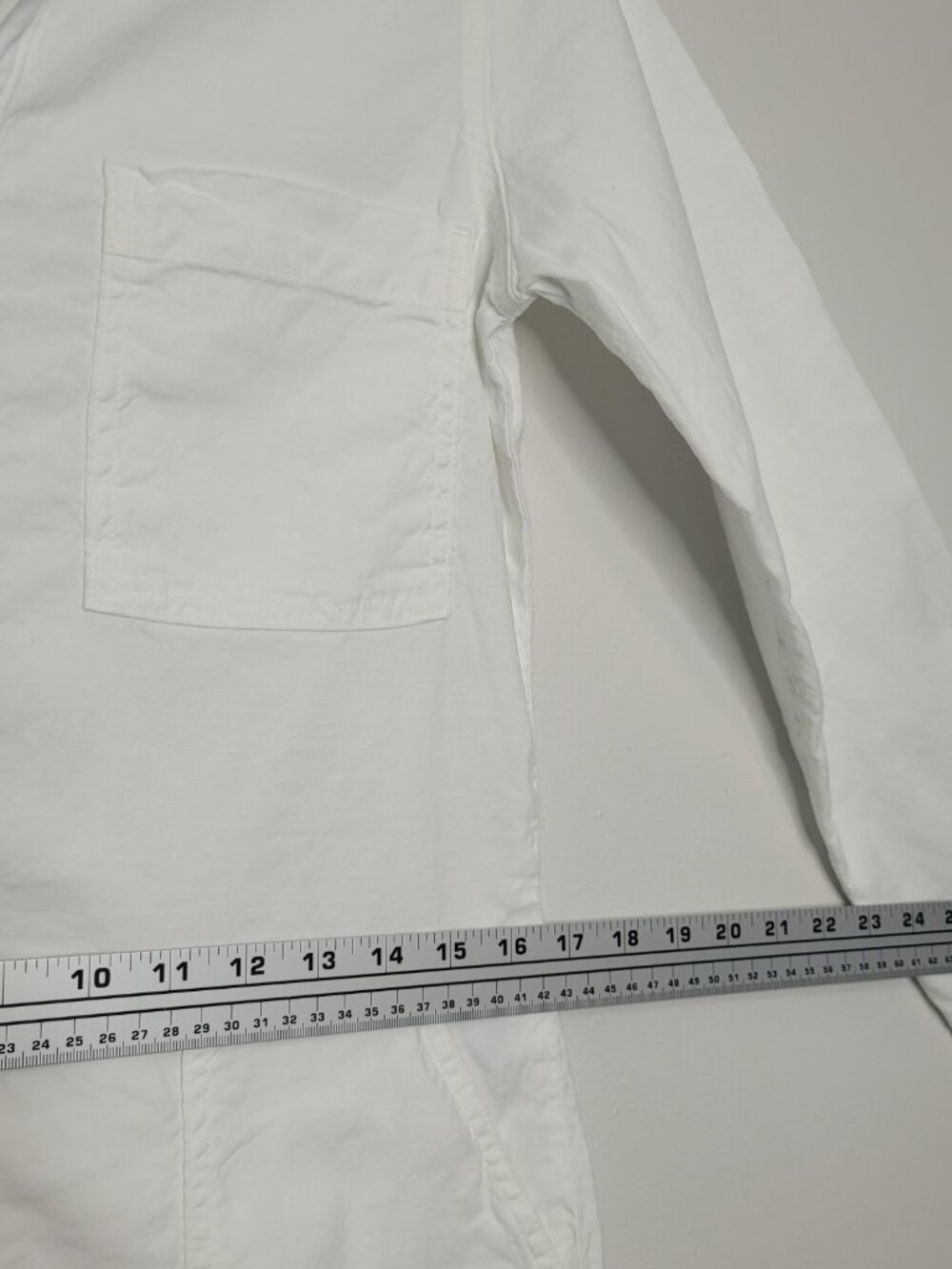 Frank & Eileen Ireland cotton flax Romper White Long Sleeve Utility size small - Picture 7 of 7